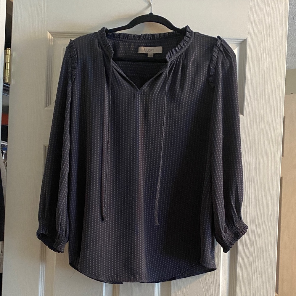 LOFT Dark Blue Women's Blouse